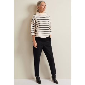 Phase Eight Salima Stripe Funnel Neck Jumper